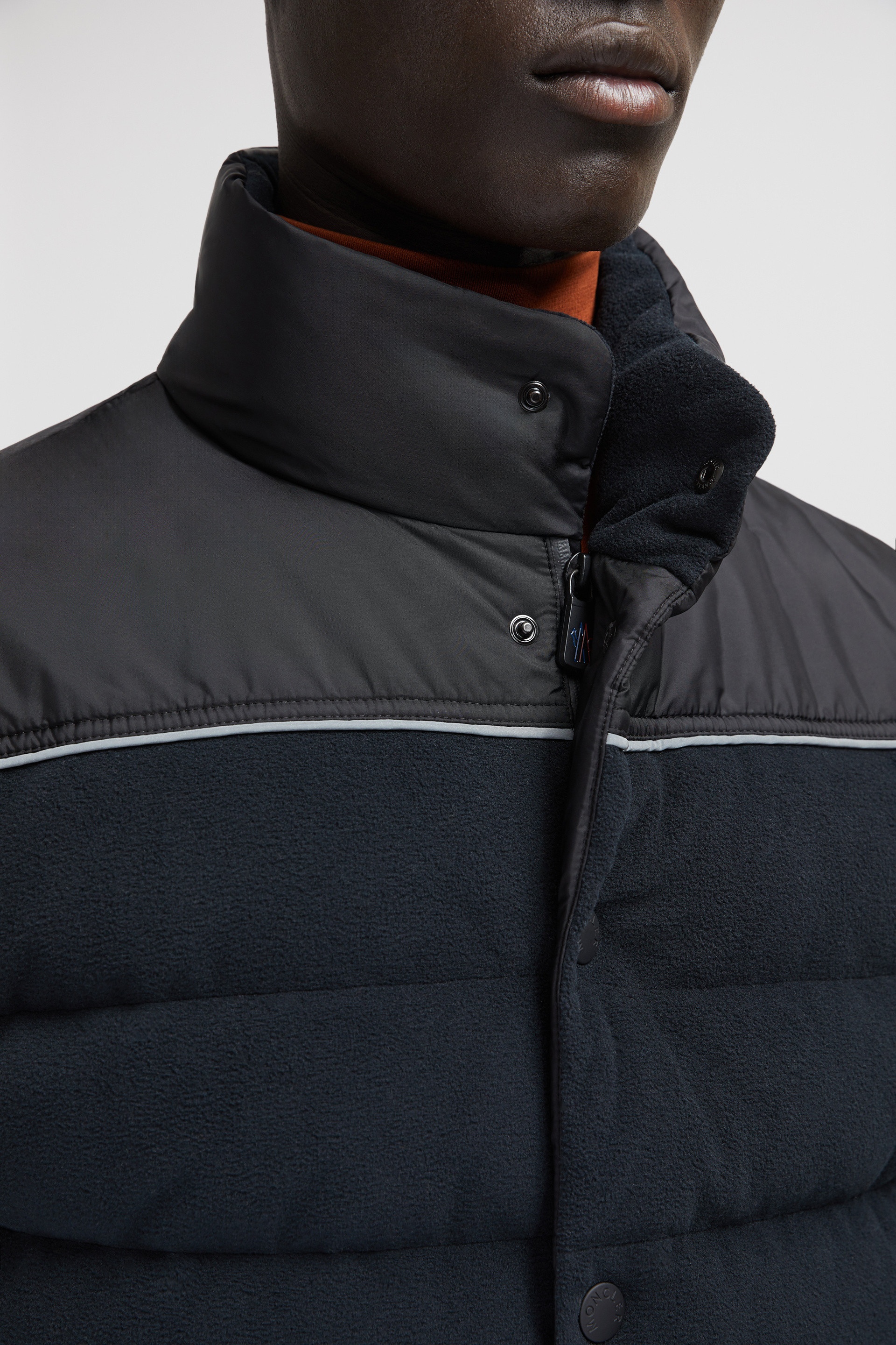Padded Zip-Up Cardigan - 7