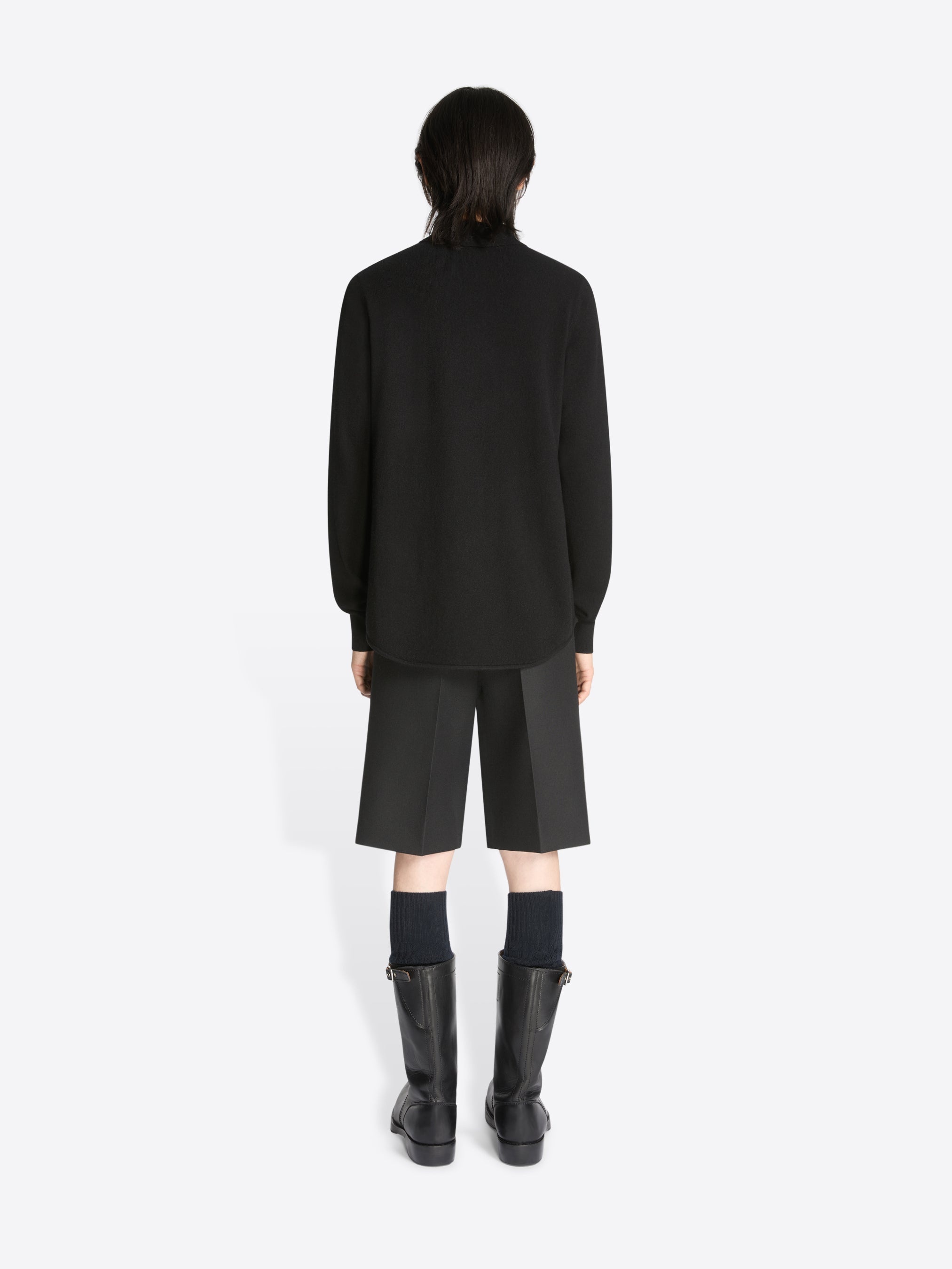 CASHMERE POLO SHIRT - 4