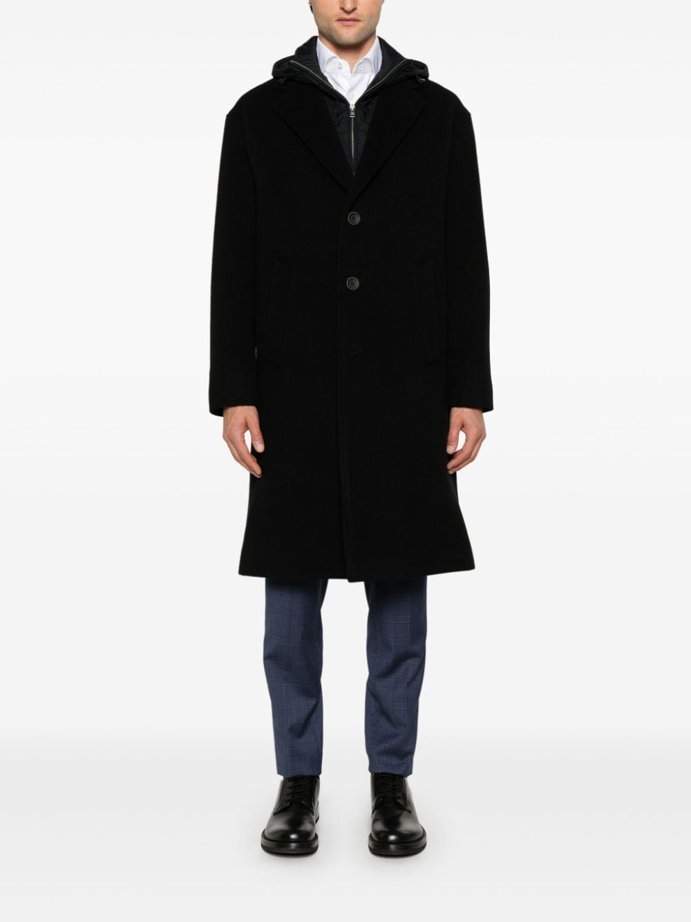 hooded coat - 2
