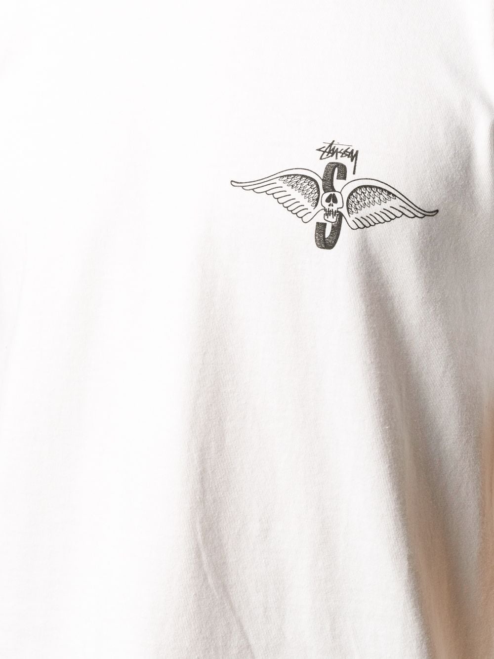 wings-print crew-neck T-Shirt  - 5