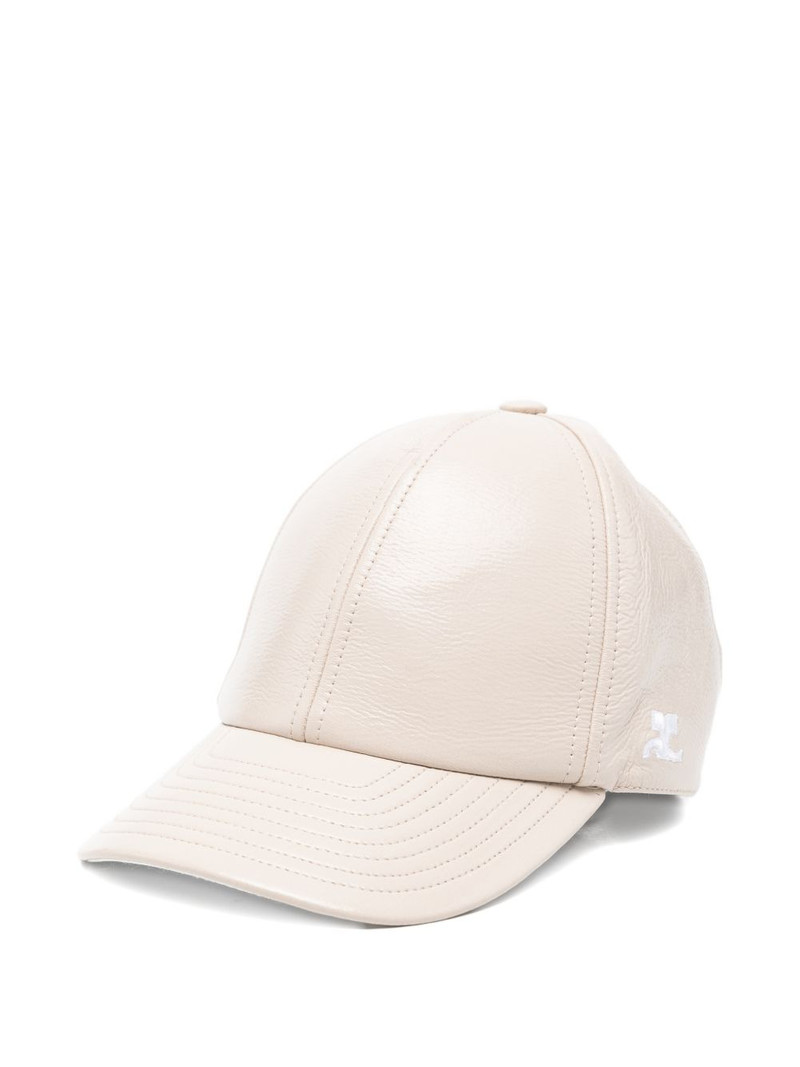 topstitched cap 1