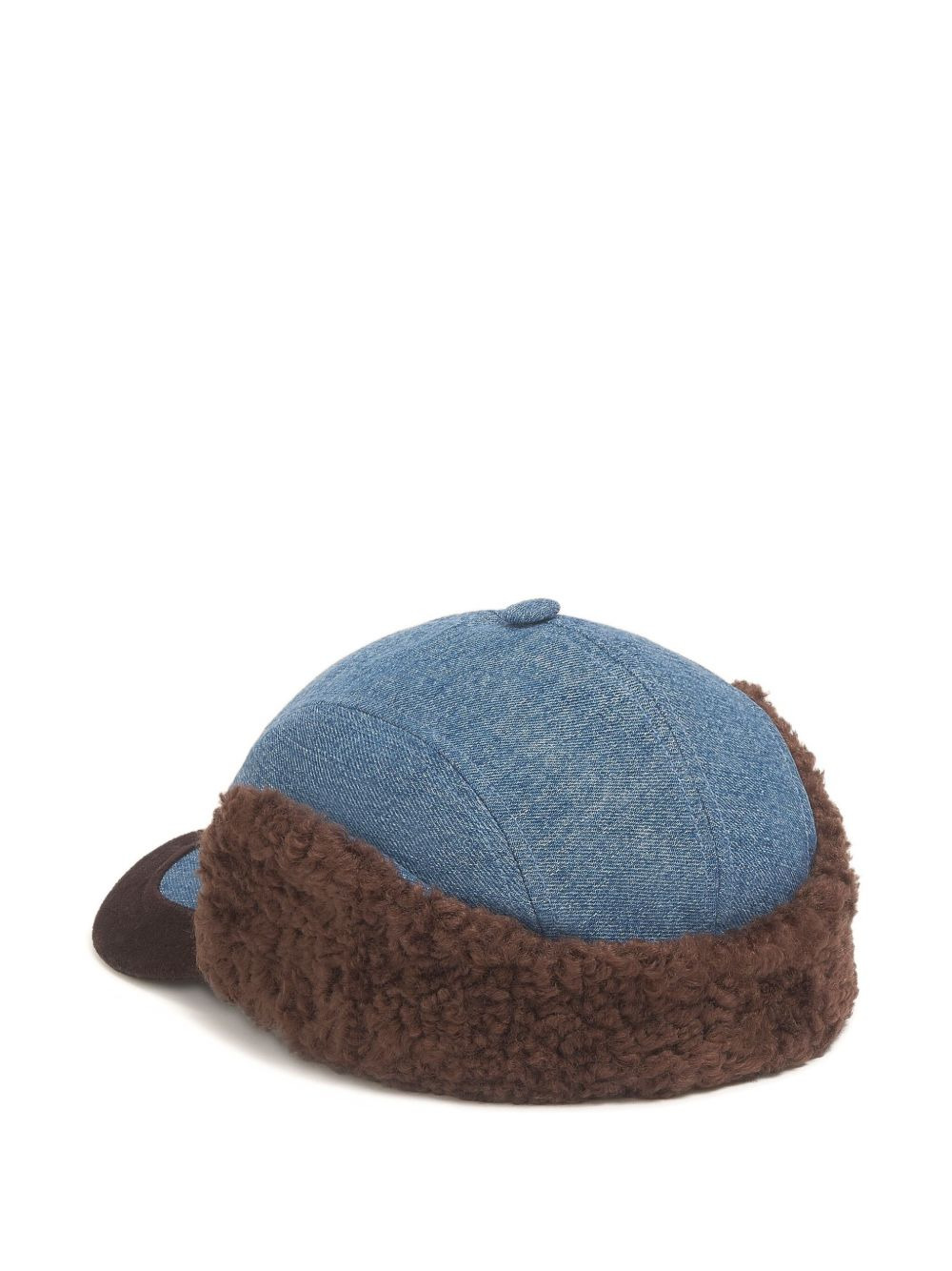 denim ear-flap baseball cap - 2