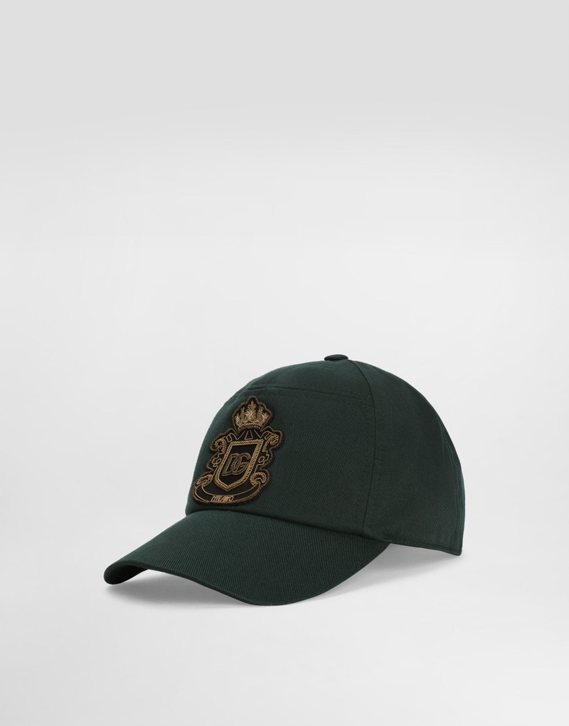 Cotton gabardine baseball cap 1