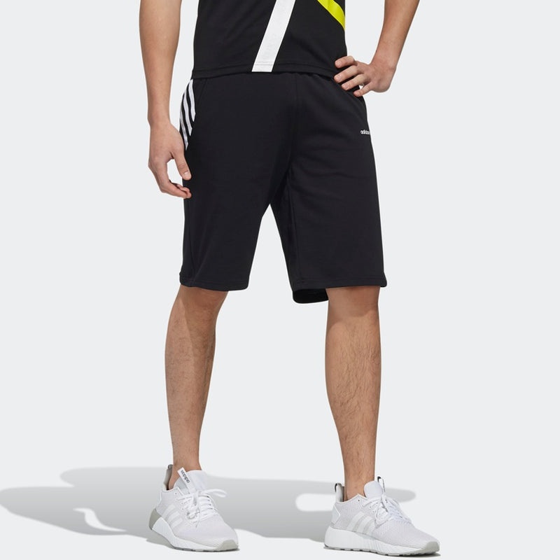 adidas neo Athleisure Casual Sports Shorts Black DZ8720 - 6