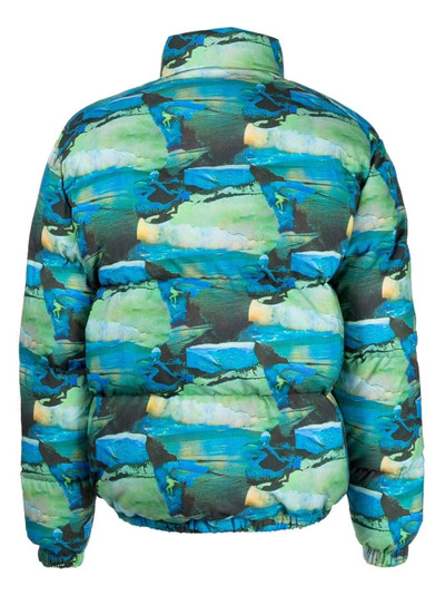 ERL printed quilted puffer jacket outlook