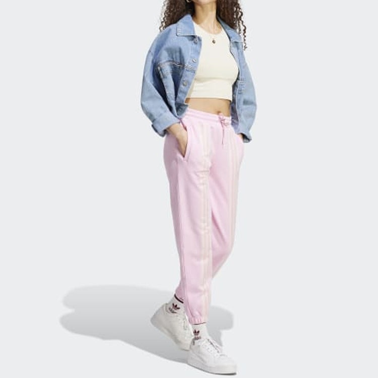 (WMNS) adidas Adicolor 70s 3-Stripes Sweatpants 'Pink' IK7854 - 2