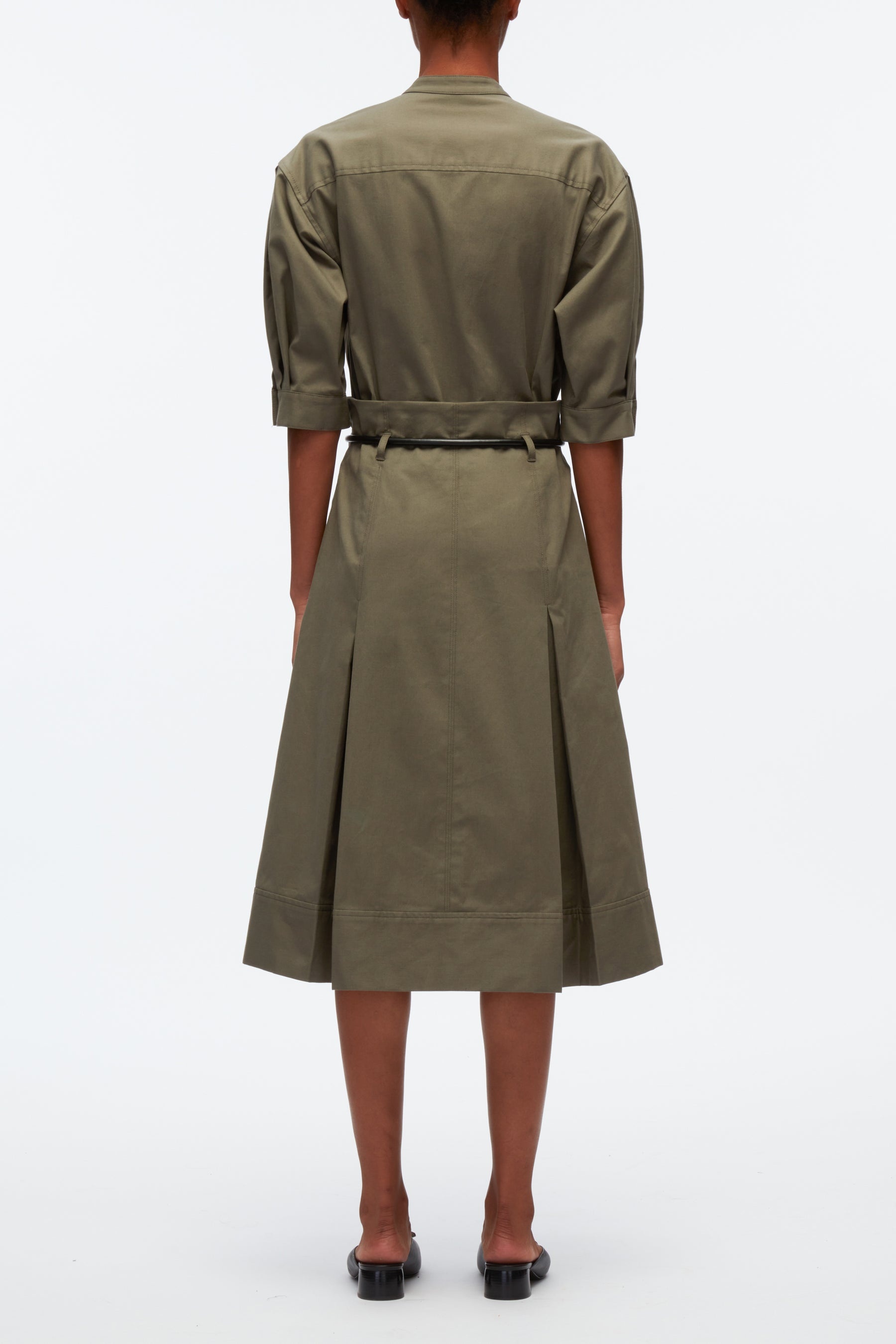 Origami Shirt Dress - 4