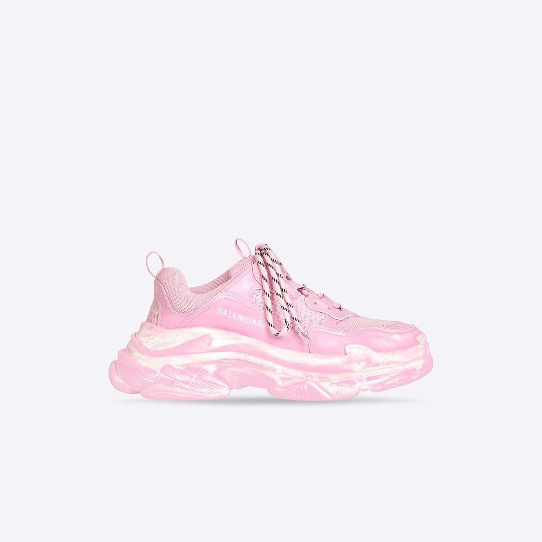 Women's Triple S Faded Sneaker in Pink - 1