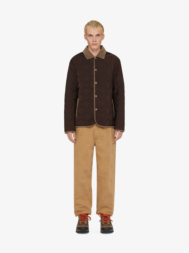 Givenchy PADDED JACKET IN MIXED FABRICS WITH MONOGRAM 72 outlook