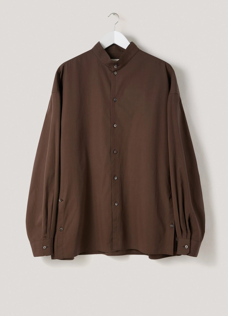 STAND COLLAR TWISTED SHIRT
COTTON POPLIN 7