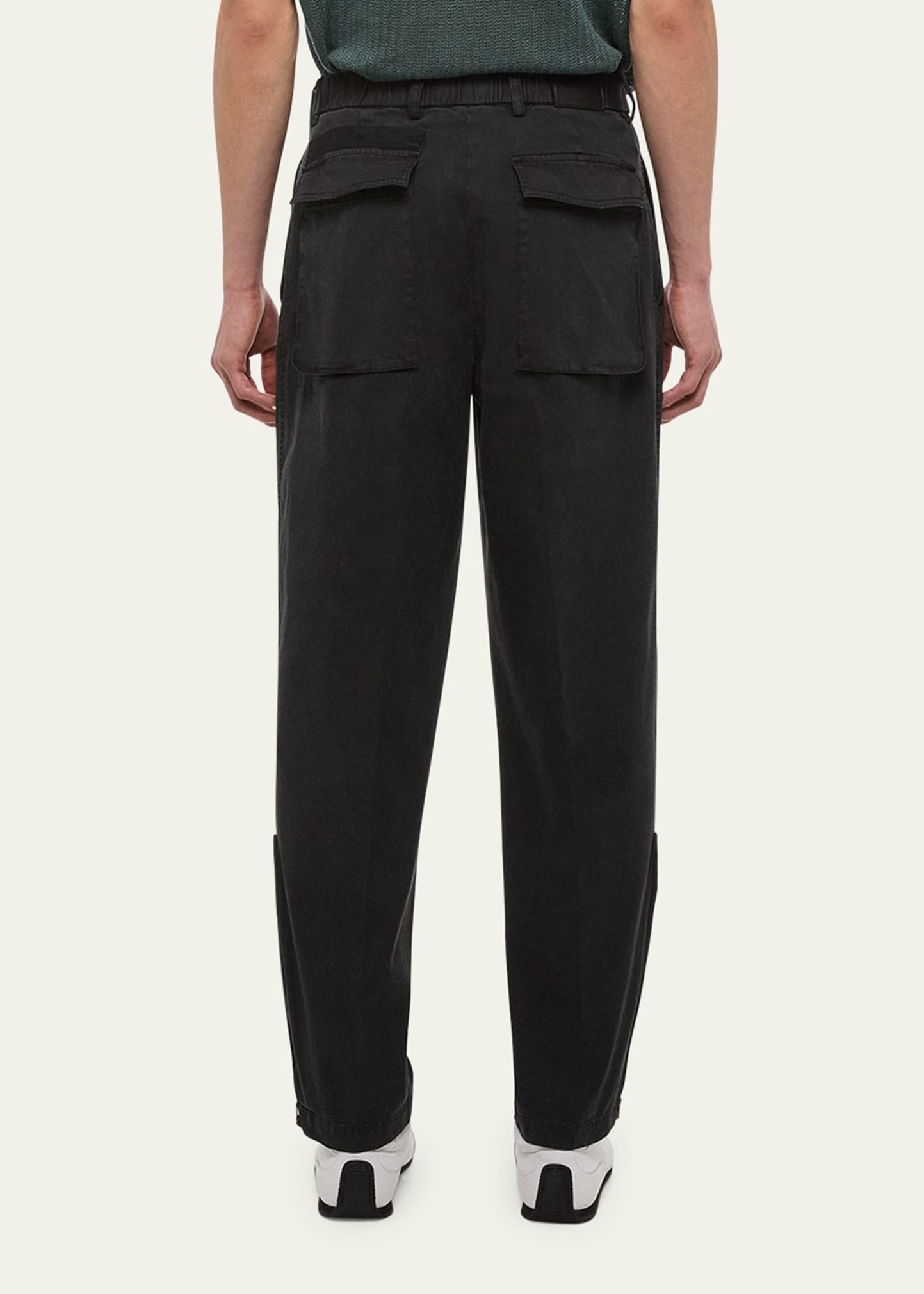 Men's Pleated Loose Fit Zoot Pans - 3