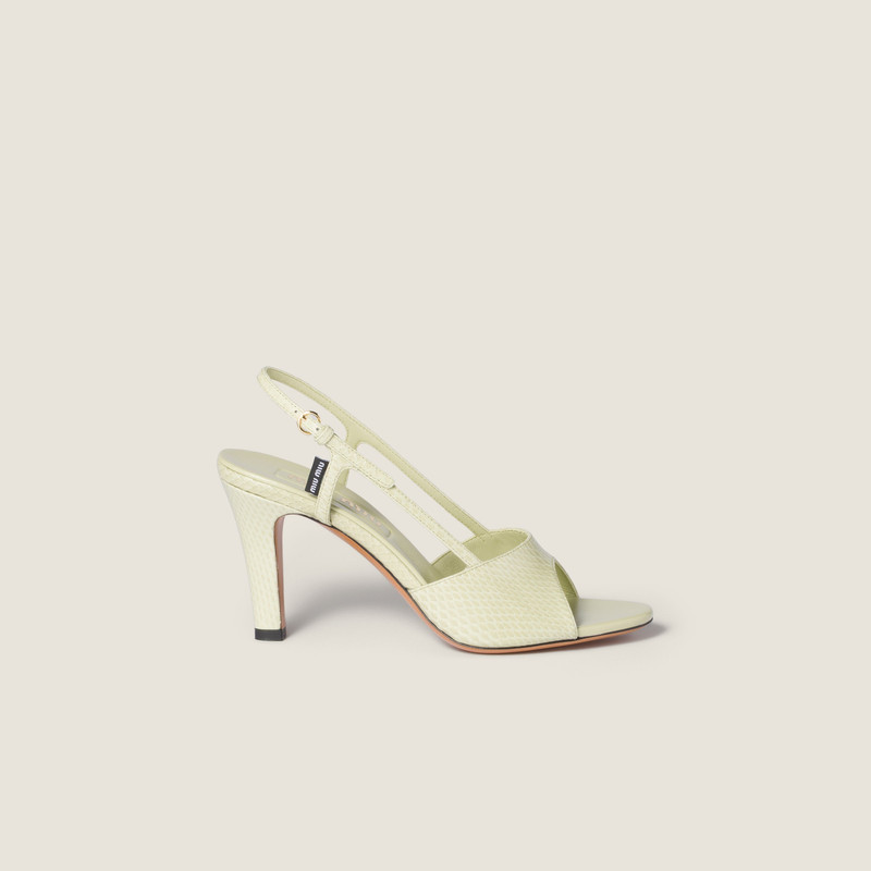 Miu Miu Ayers slingback sandals outlook