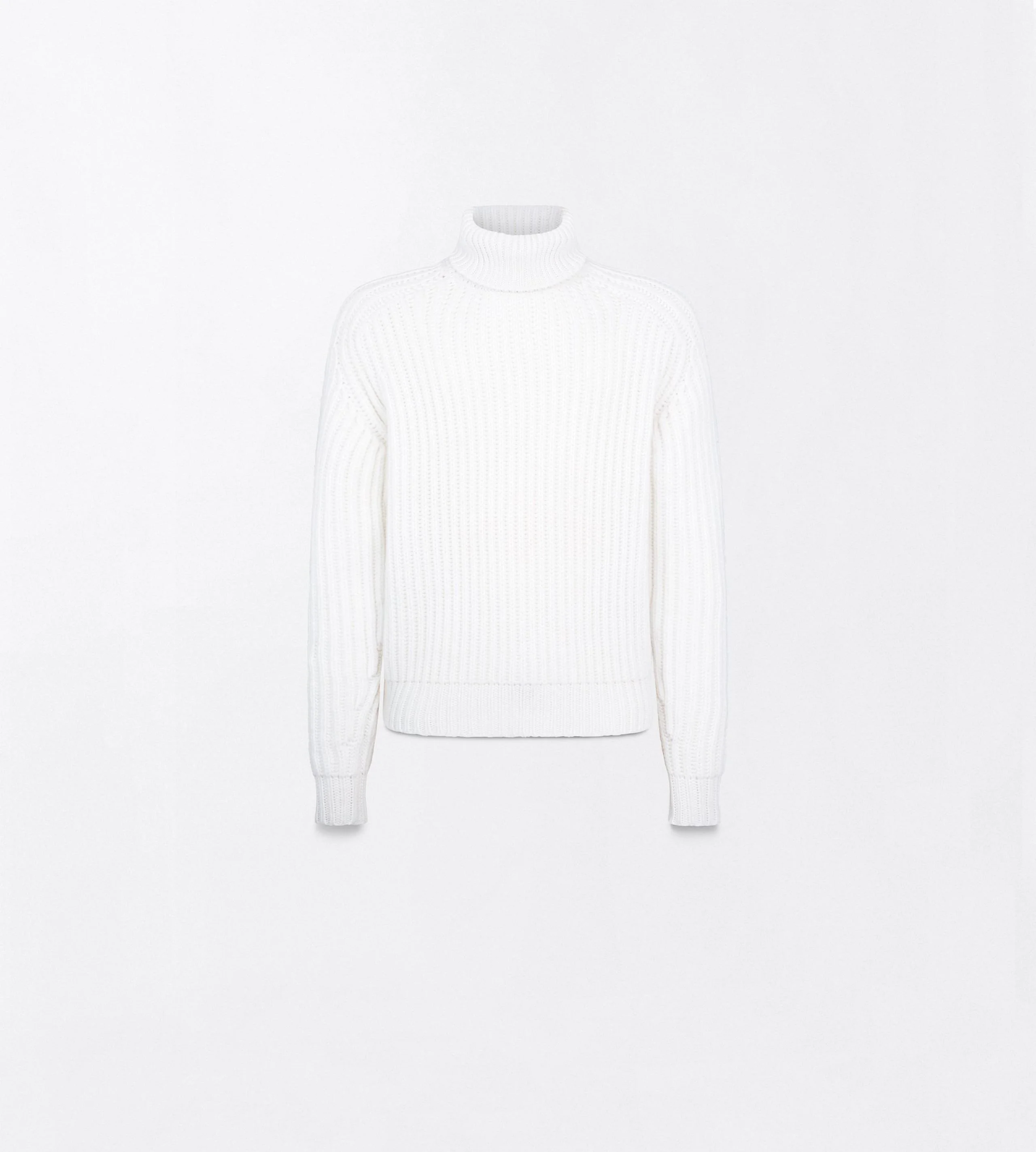 PURE CASHMERE ROLL NECK SWEATER - 1