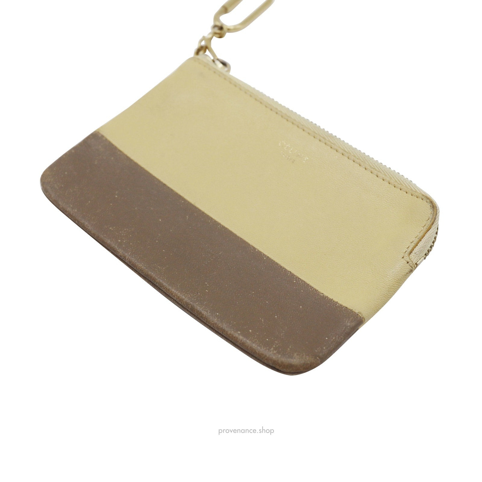 Celine Key Pouch Cles - Olive Drab/Cream - 3