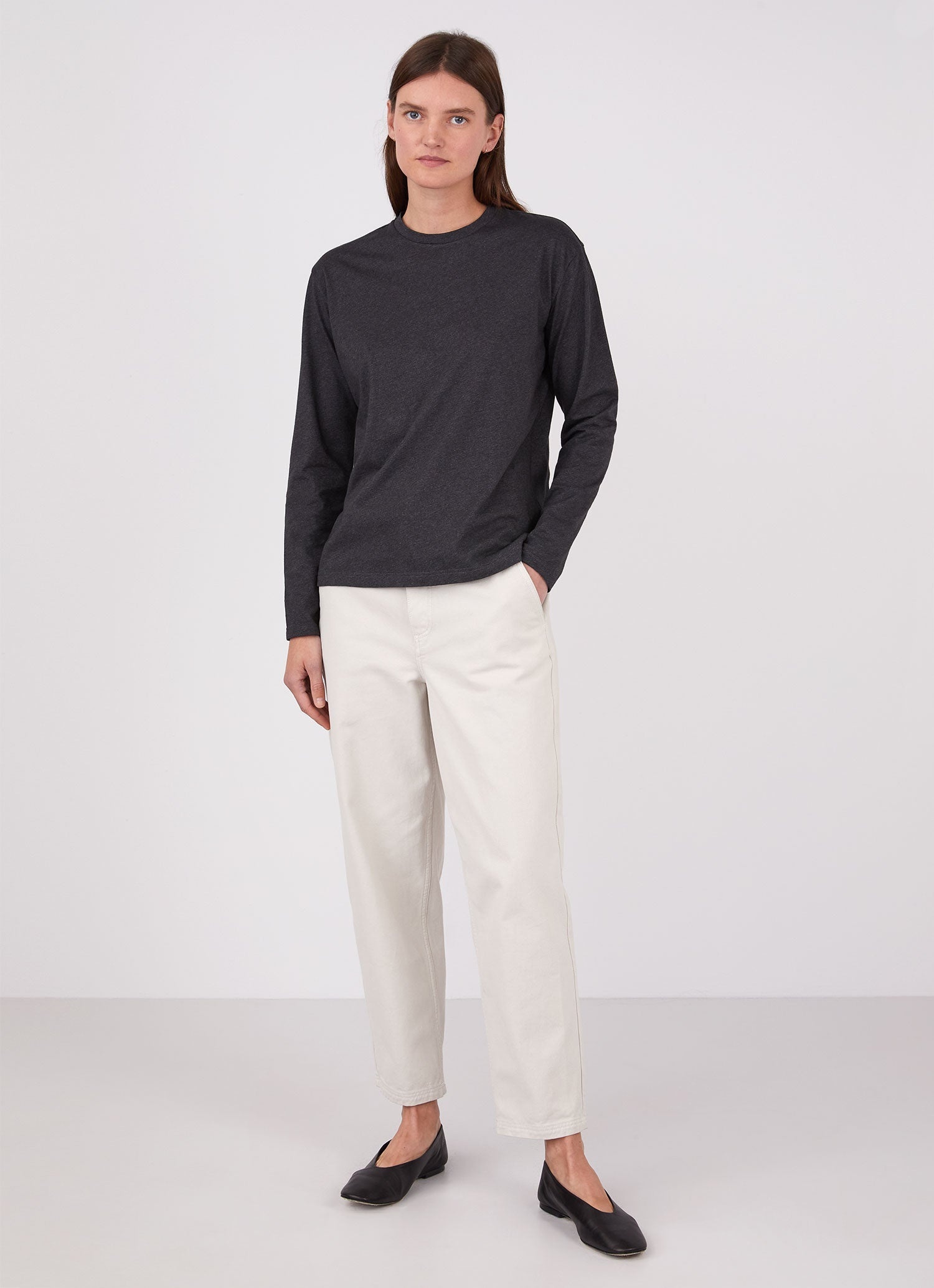 Long Sleeve Boy Fit T‑shirt - 1