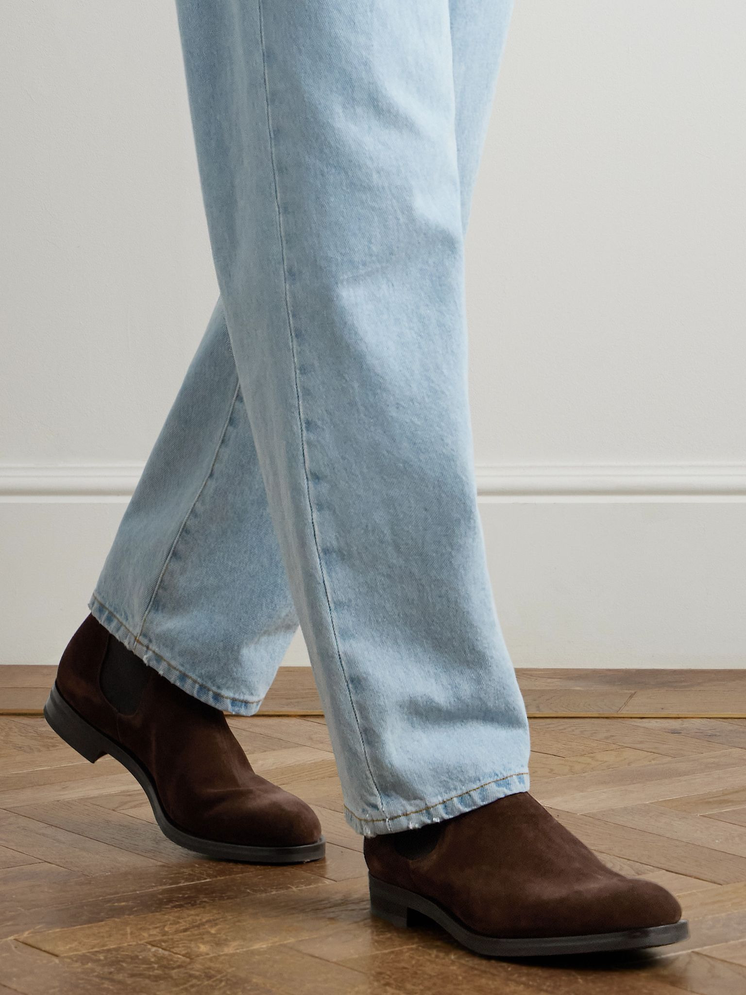 Newmarket Suede Chelsea Boots Dark brown - 2
