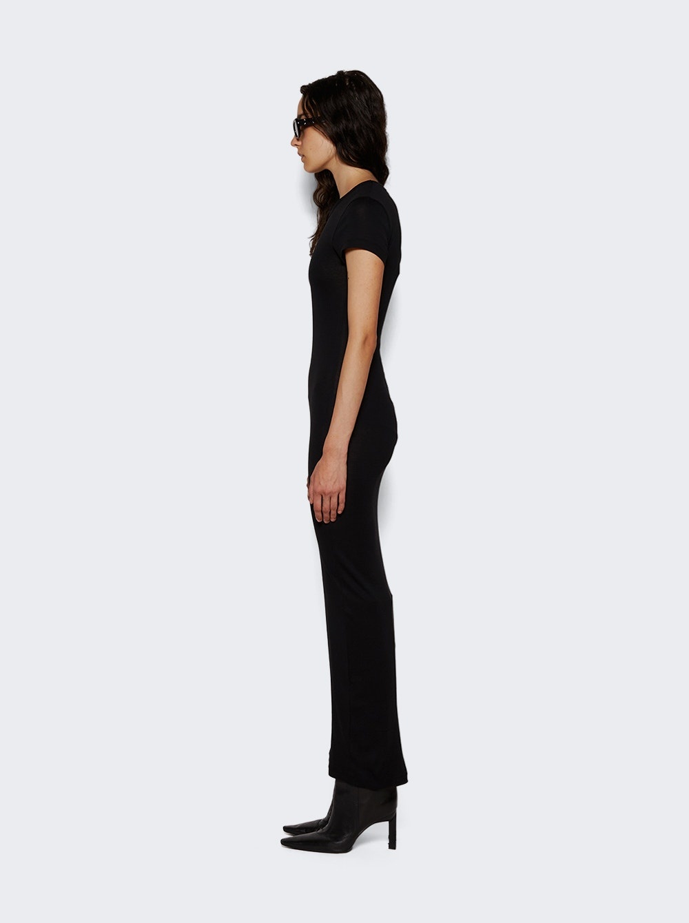 Cap Sleeve Dress Black - 4