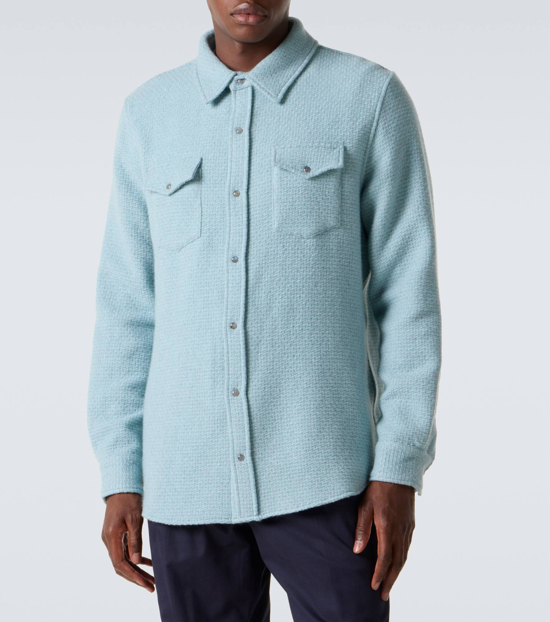 Stardust cashmere overshirt - 3
