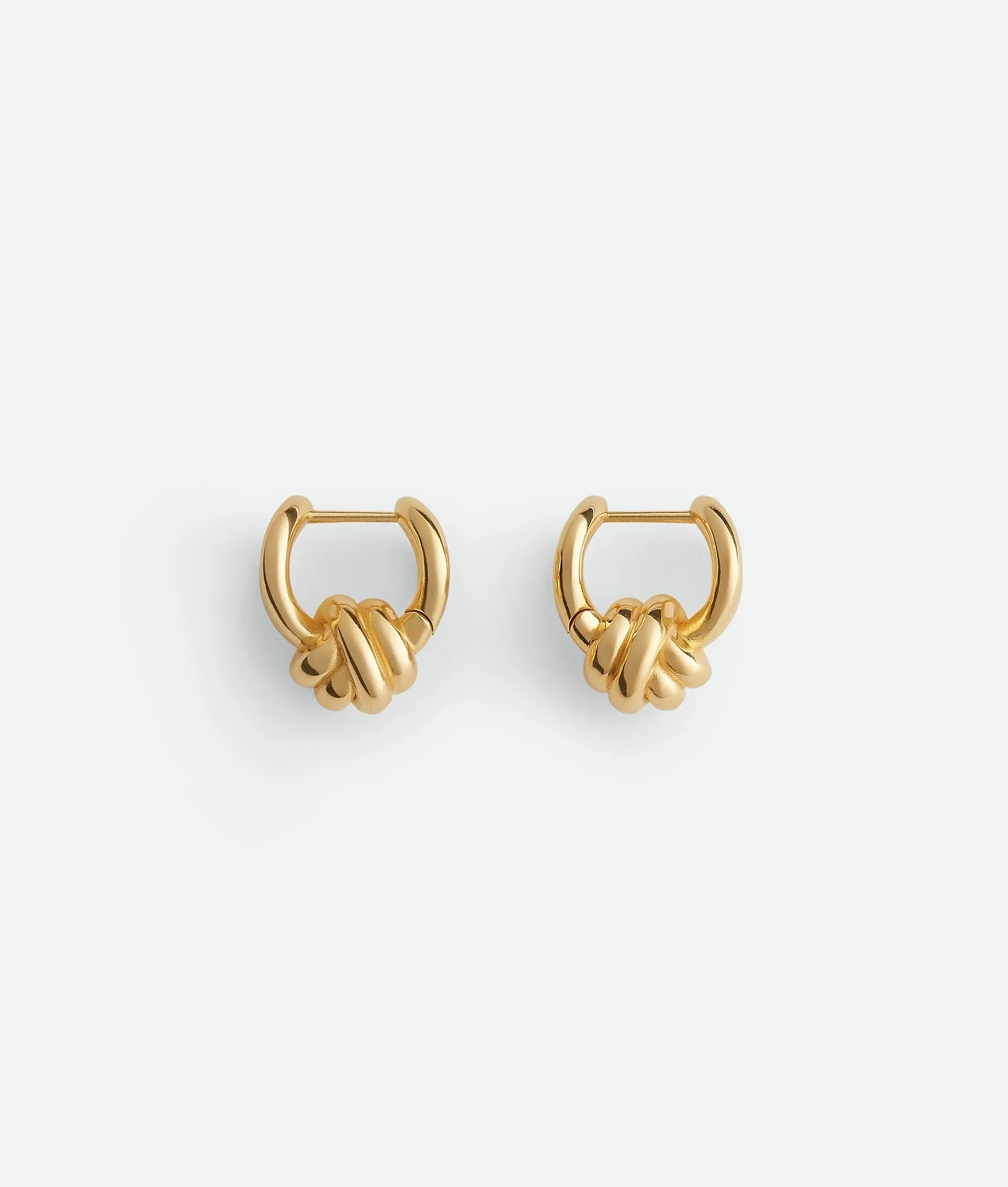 Knot Hoop Earrings - 1