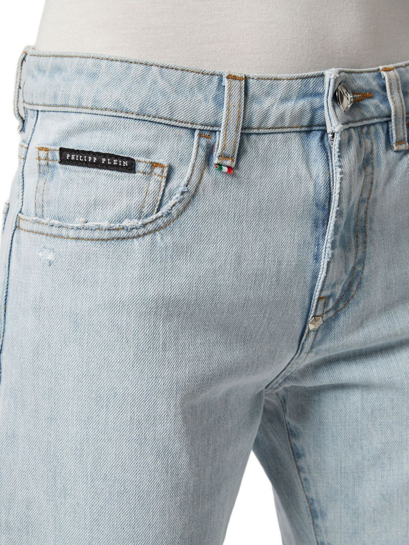 distressed-effect boyfriend jeans 5