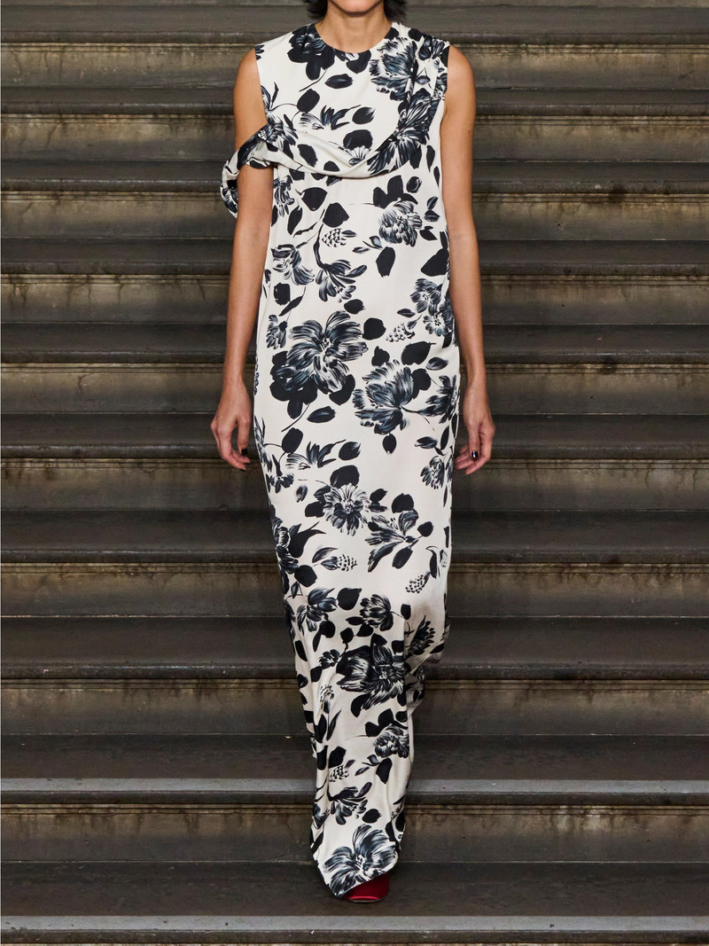 Drifa Ruffled Floral-print Twill Maxi Dress 4