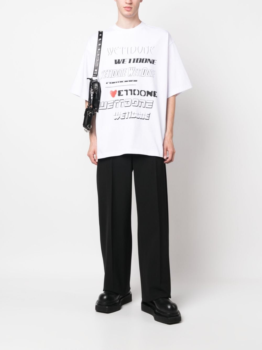 logo-print cotton T-shirt - 2