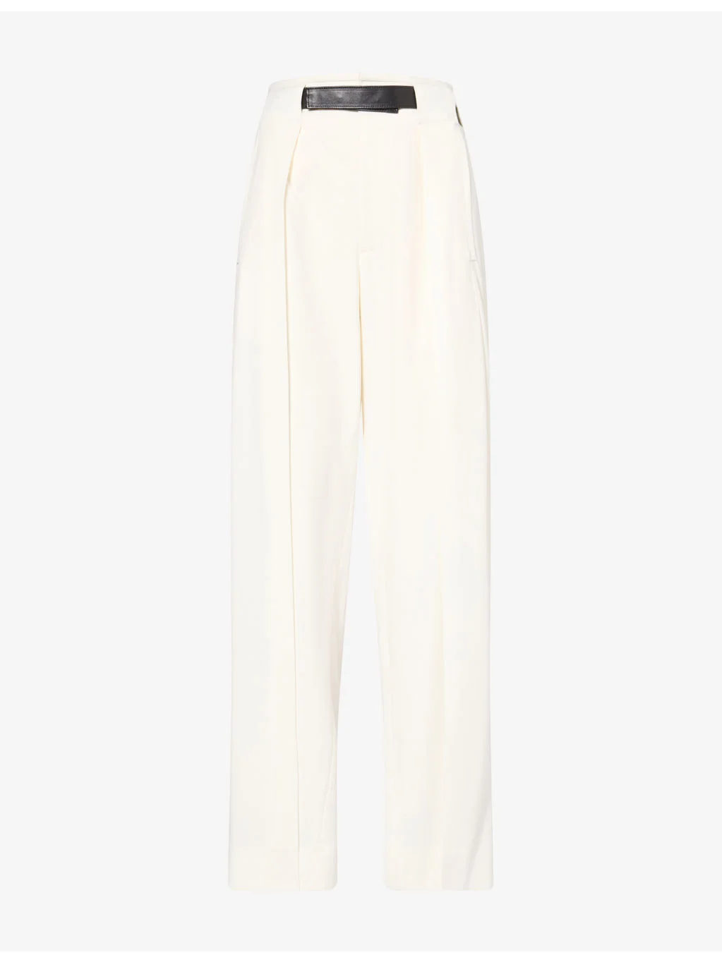 Ronda Belted Pleated Woven Trousers - 1