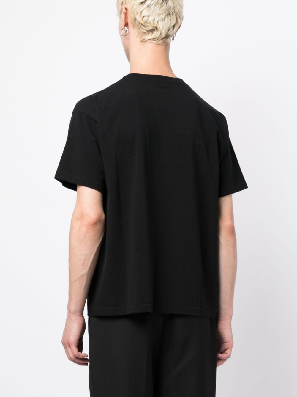 logo-embellished cotton T-shirt - 4