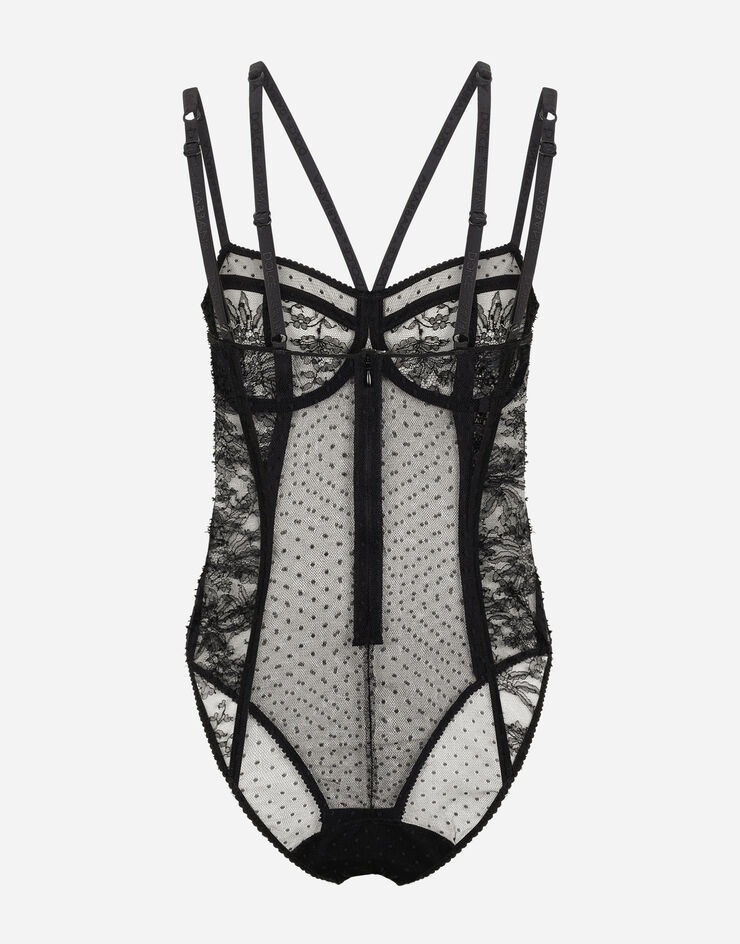 Lace balconette bodysuit - 3