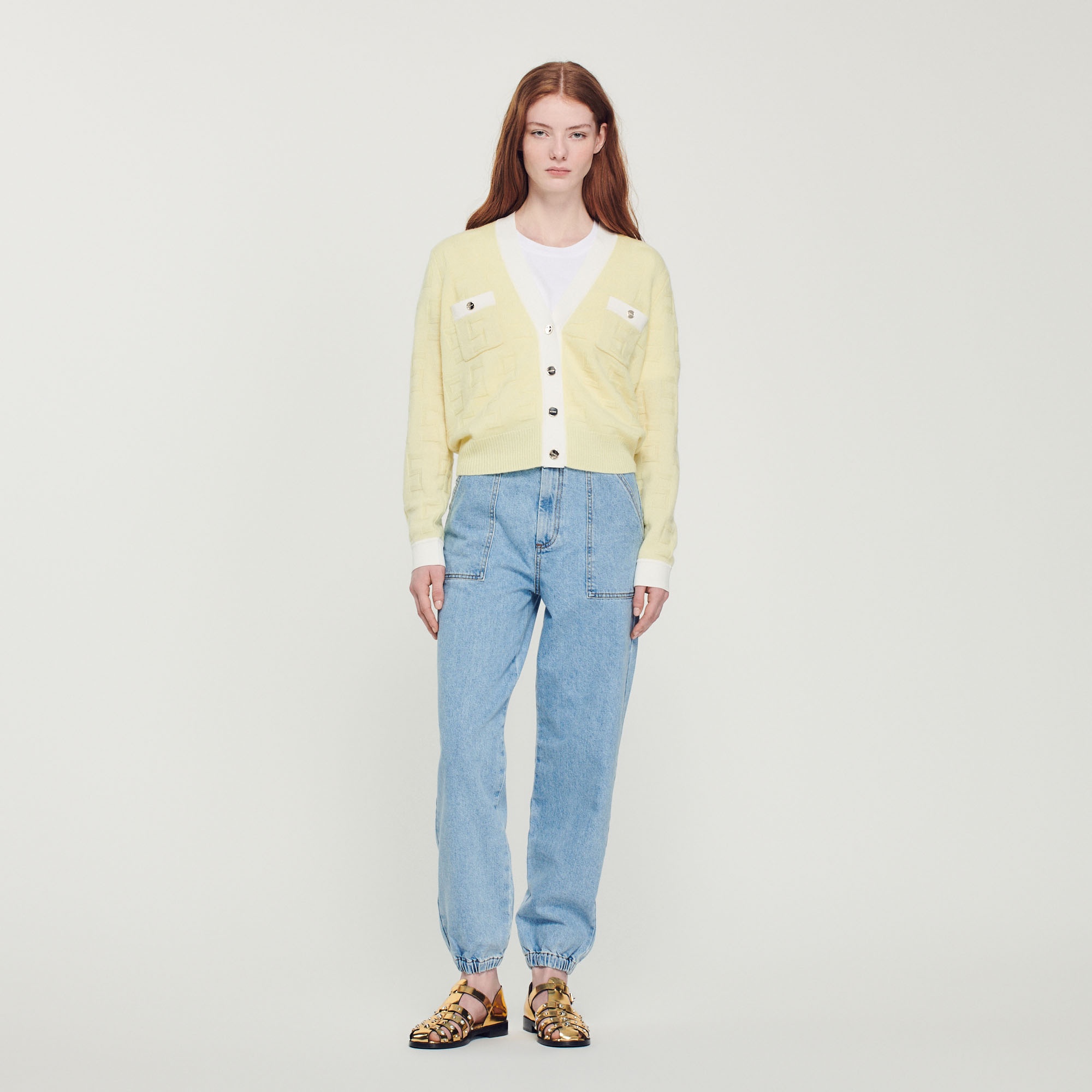 Two-tone cardigan - 3
