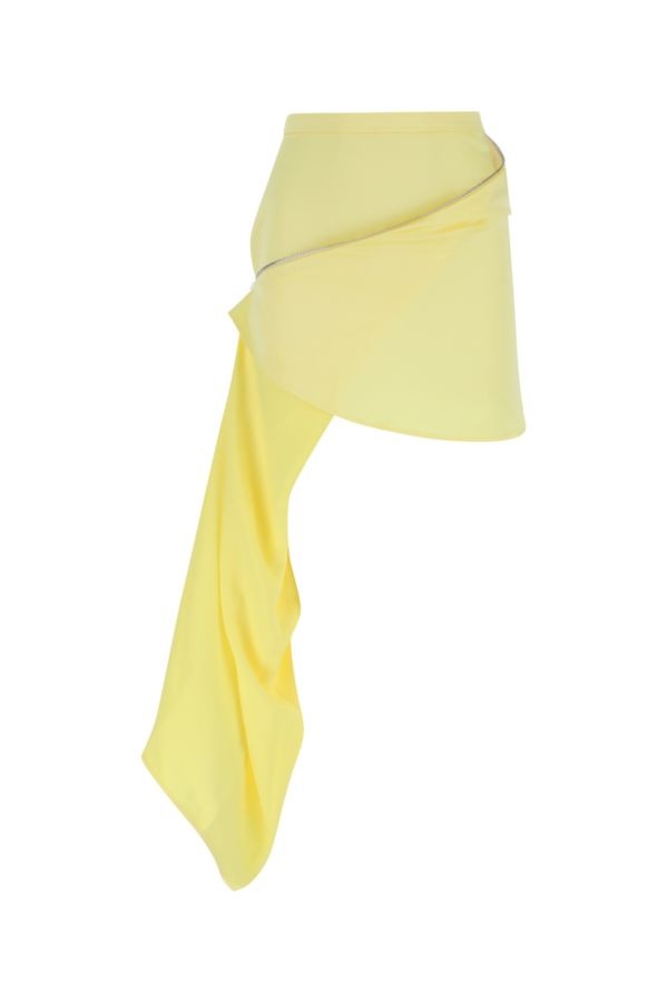 【関税&送料込】Jw Anderson Pastel Yellow Satin Mini Skirt Jw Anderson Pastel Yellow Satin Mini Skirt | ModeSens