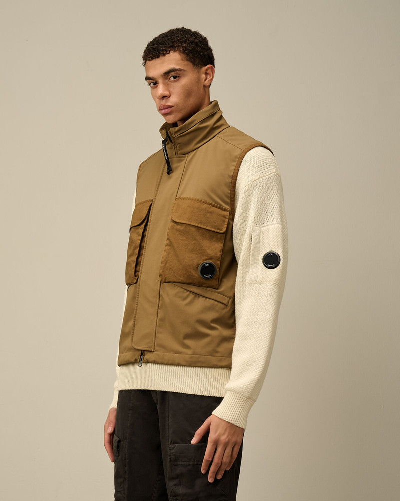 C.P. Company GD Shell Mixed Lens Vest outlook