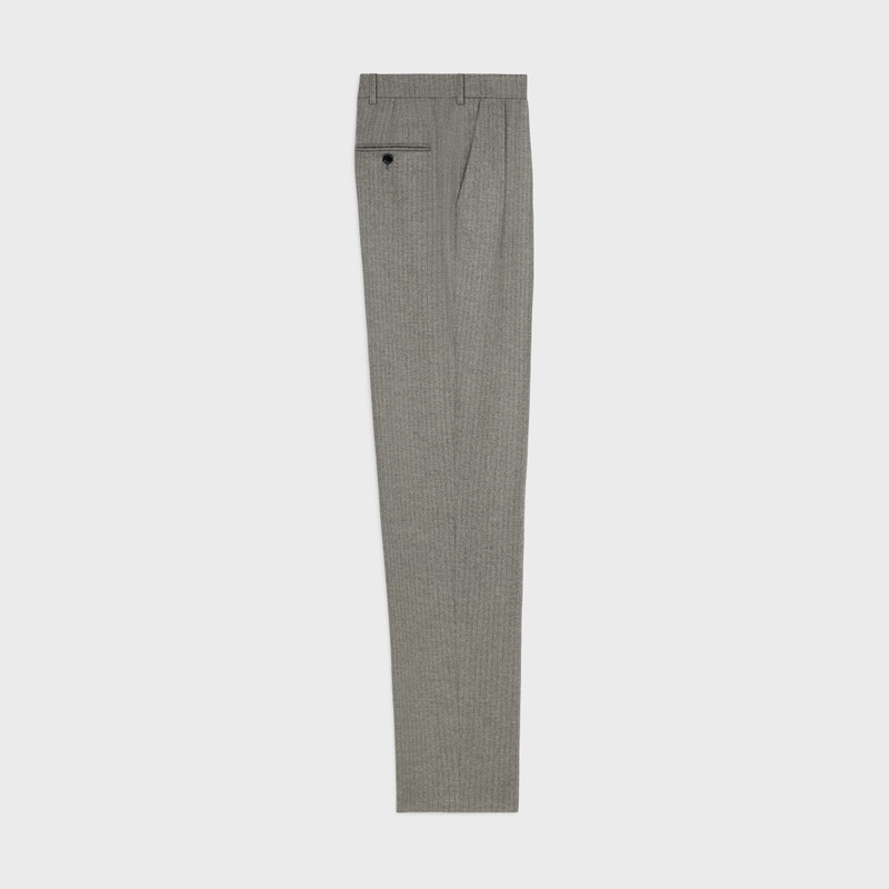 CELINE keith pants in striped flannel outlook