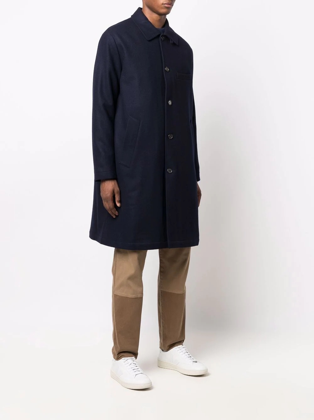 button trench coat - 3