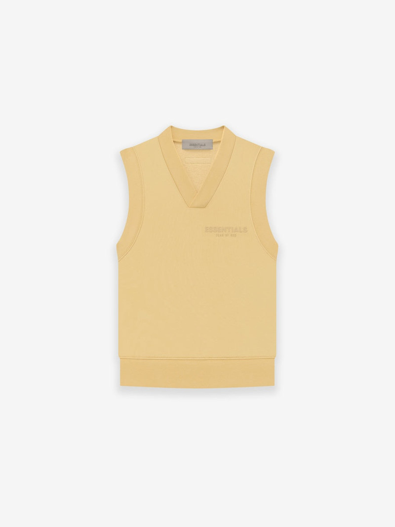Womens Pullover V-Neck Vest - 1