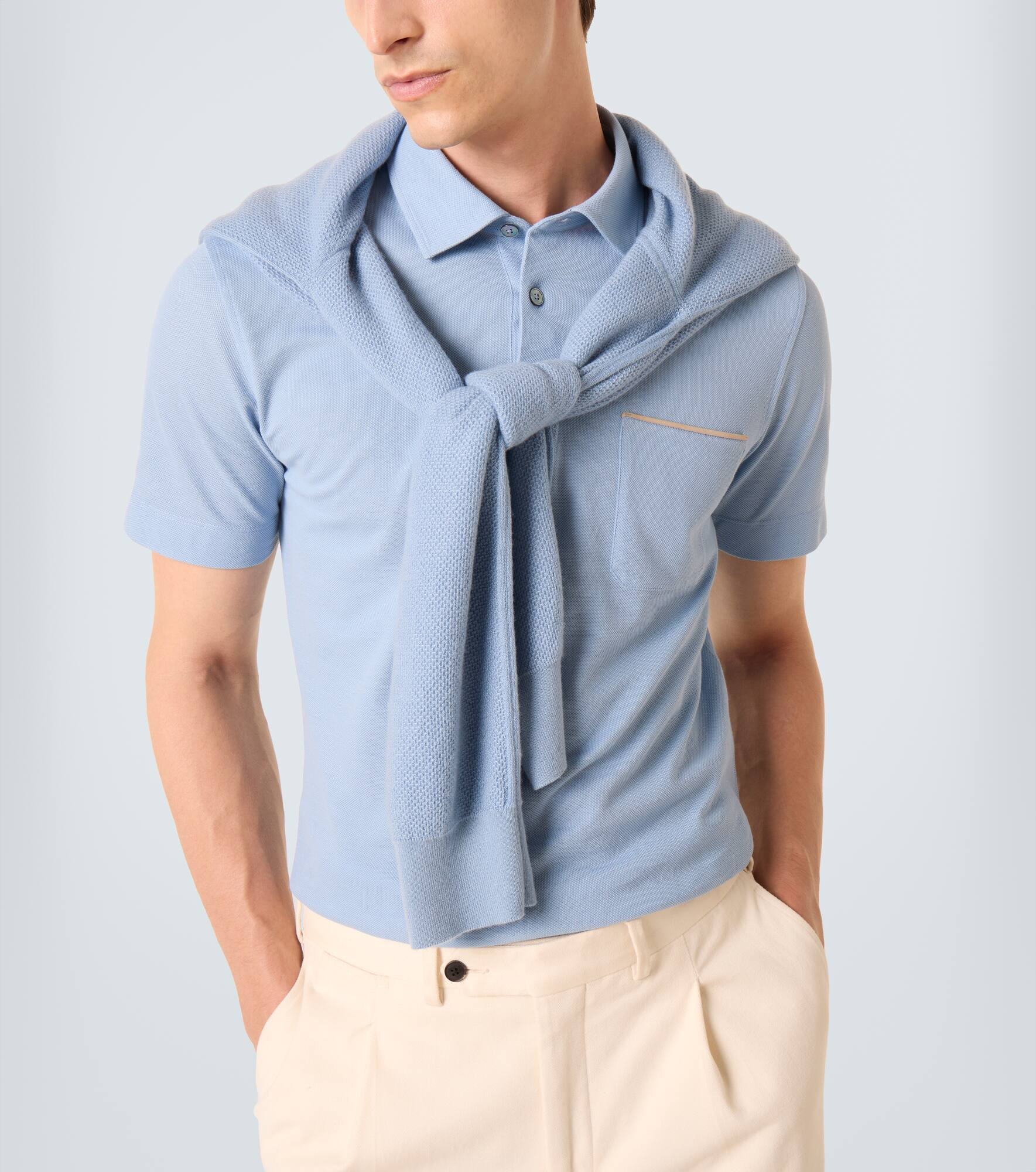 Cotton polo shirt - 5