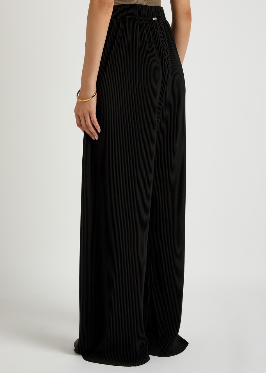 Herno Plissé Wide-leg Jersey Trousers - 3
