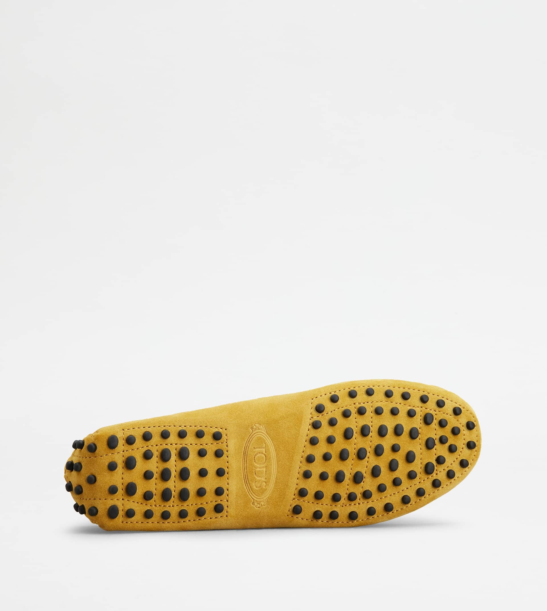 GOMMINO DRIVING SHOES IN SUEDE - YELLOW - 4