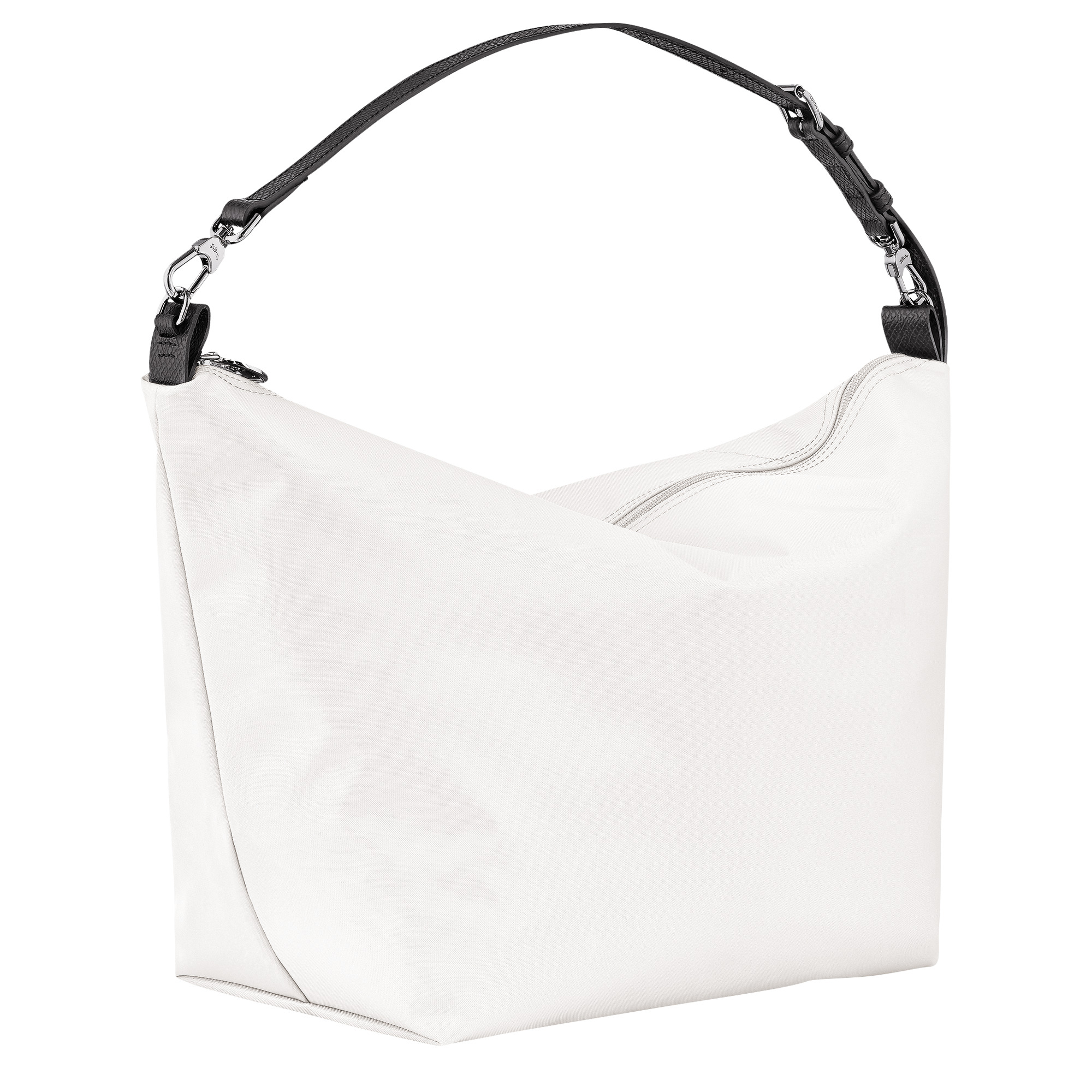 Le Slouchy M Hobo bag White - Canvas - 3
