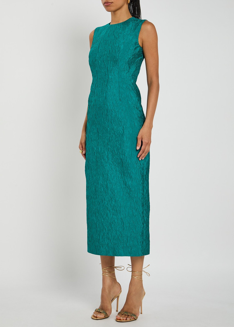 Roksanda Roksanda Surah Cloqué Midi Dress outlook