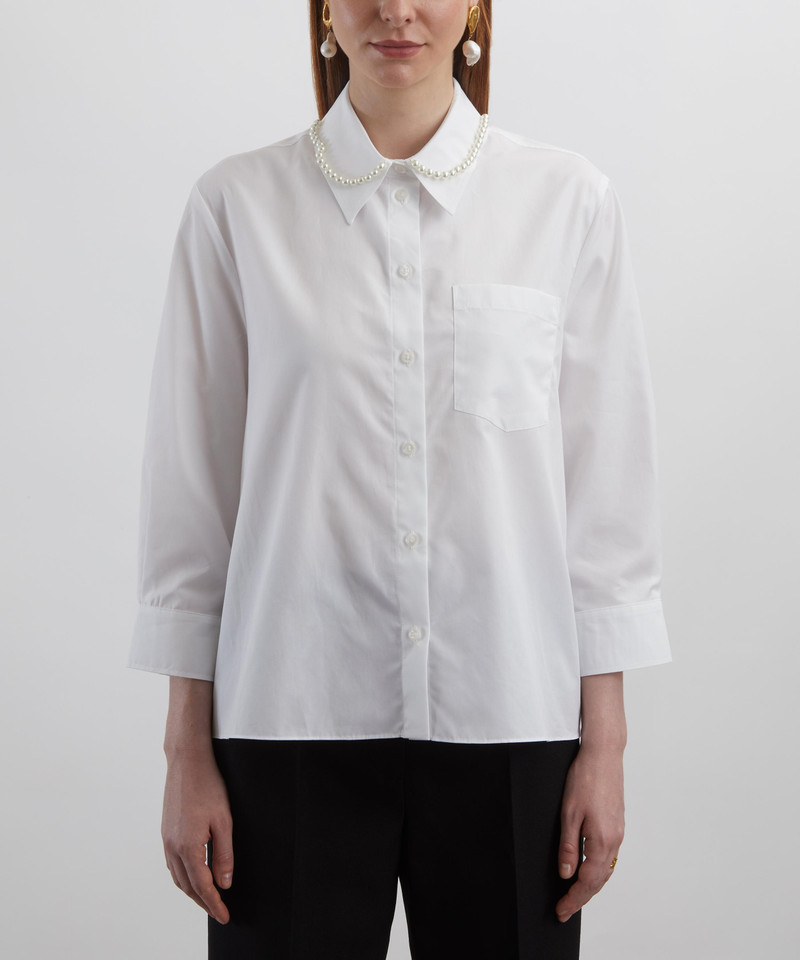 Simone Rocha The Cropped Masculine Shirt outlook