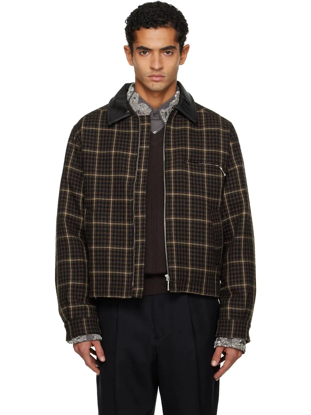 Brown Utility Jacket - 1