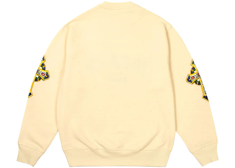 PALACE Palace Saints Crew Soft White outlook
