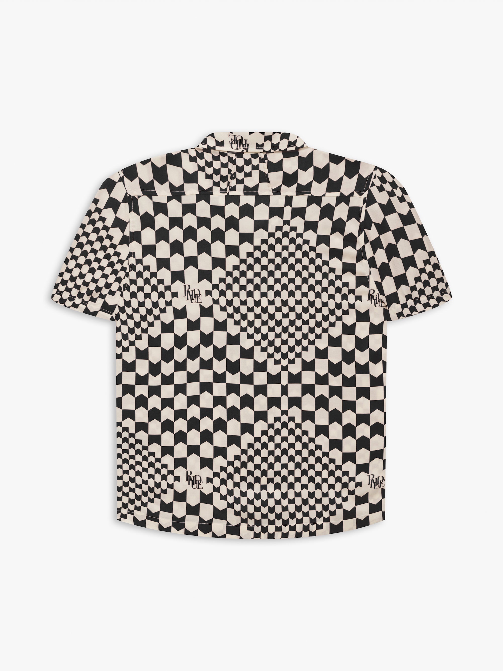 RAYON CHECKER BUTTON UP - 3