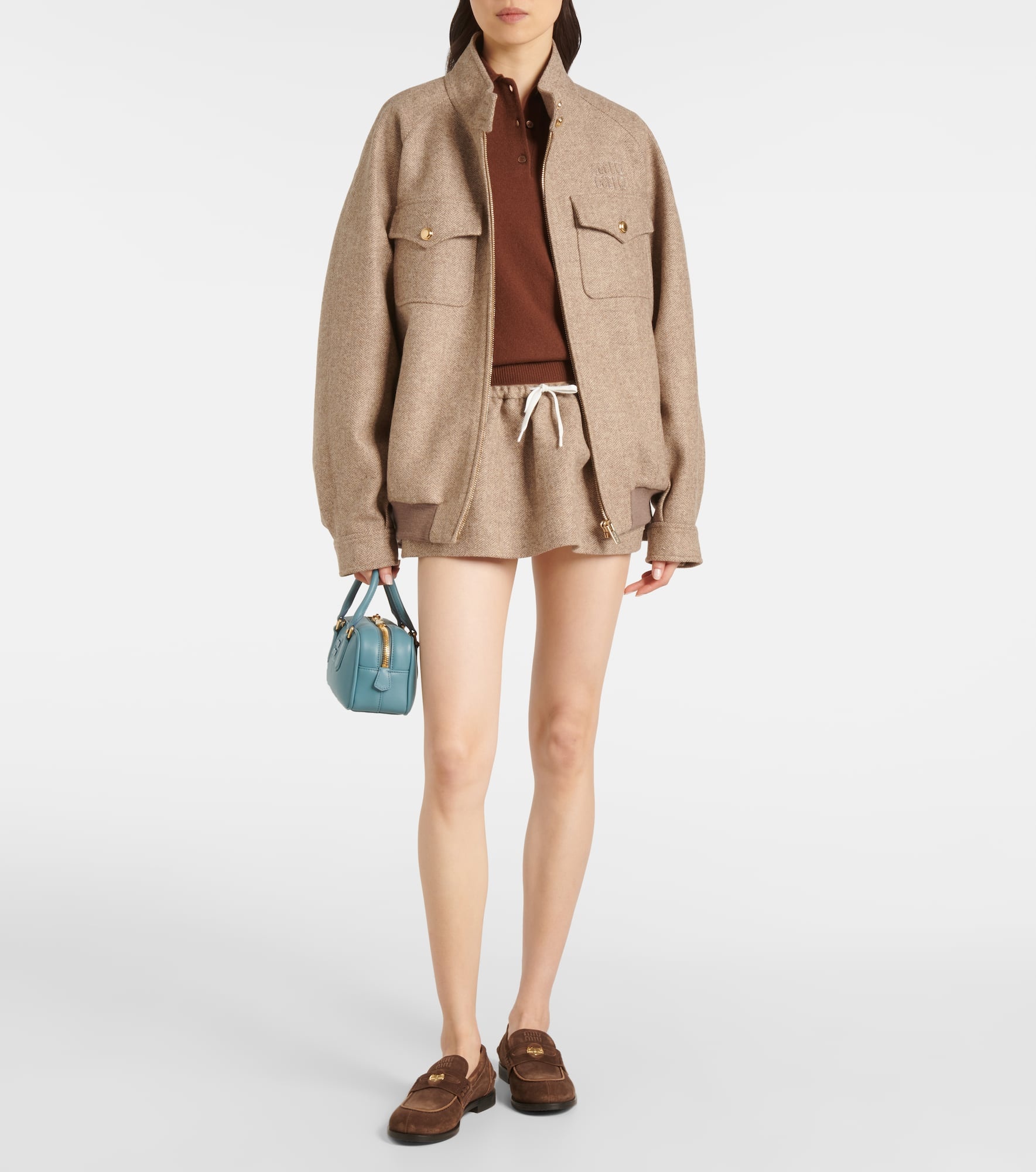 Virgin wool miniskirt - 2