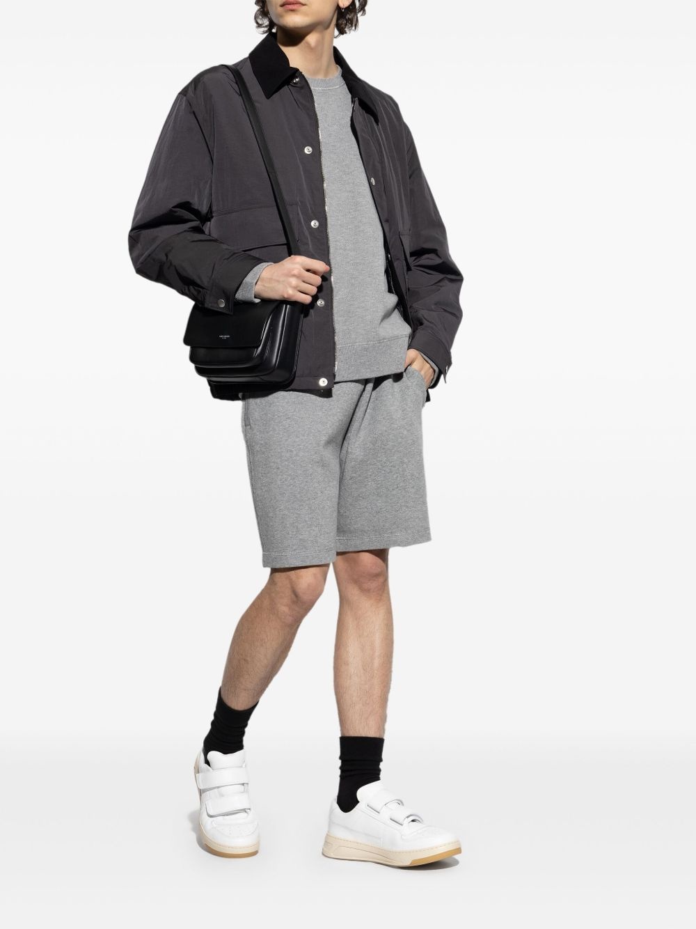 elastic waistband shorts - 2