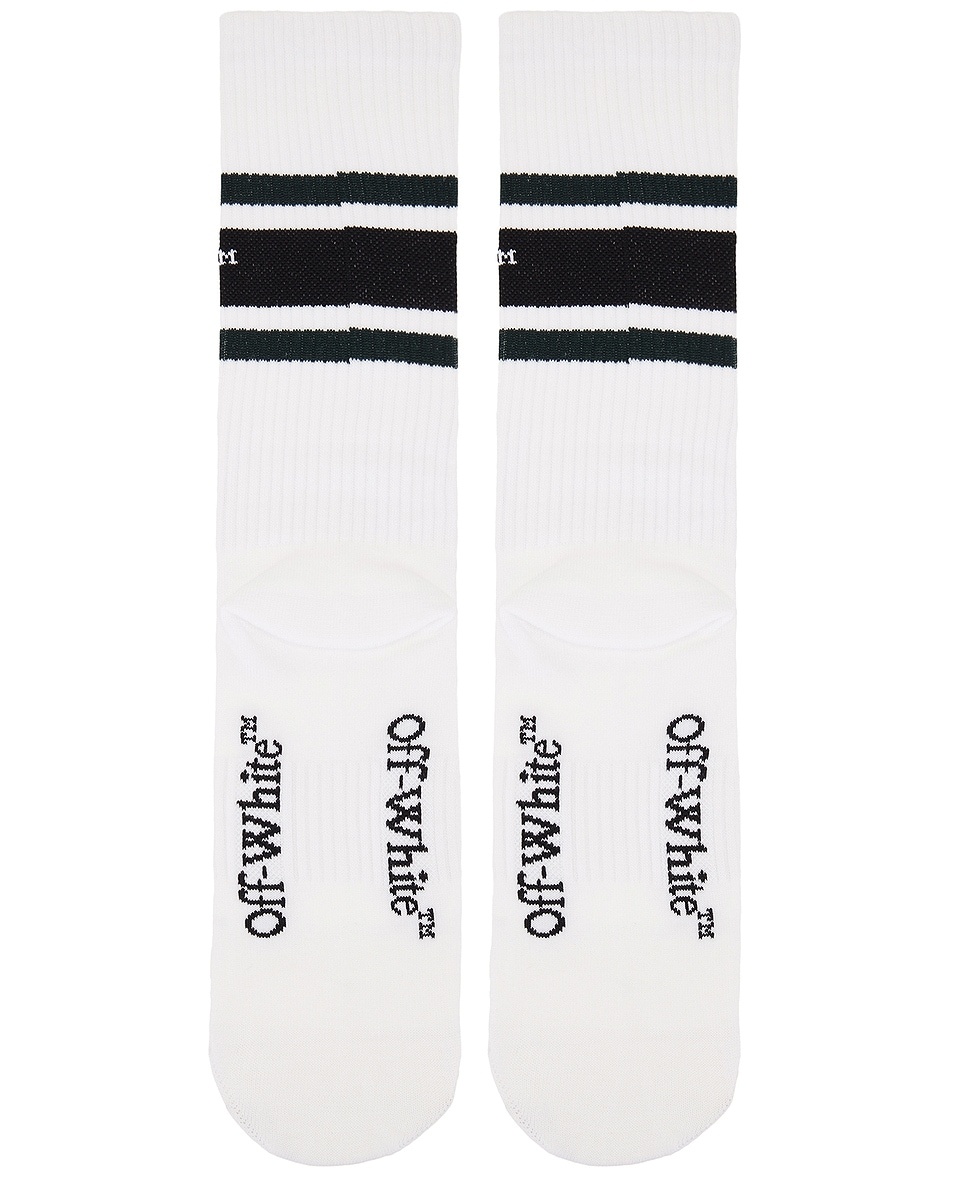 Stripes Logo Socks - 4