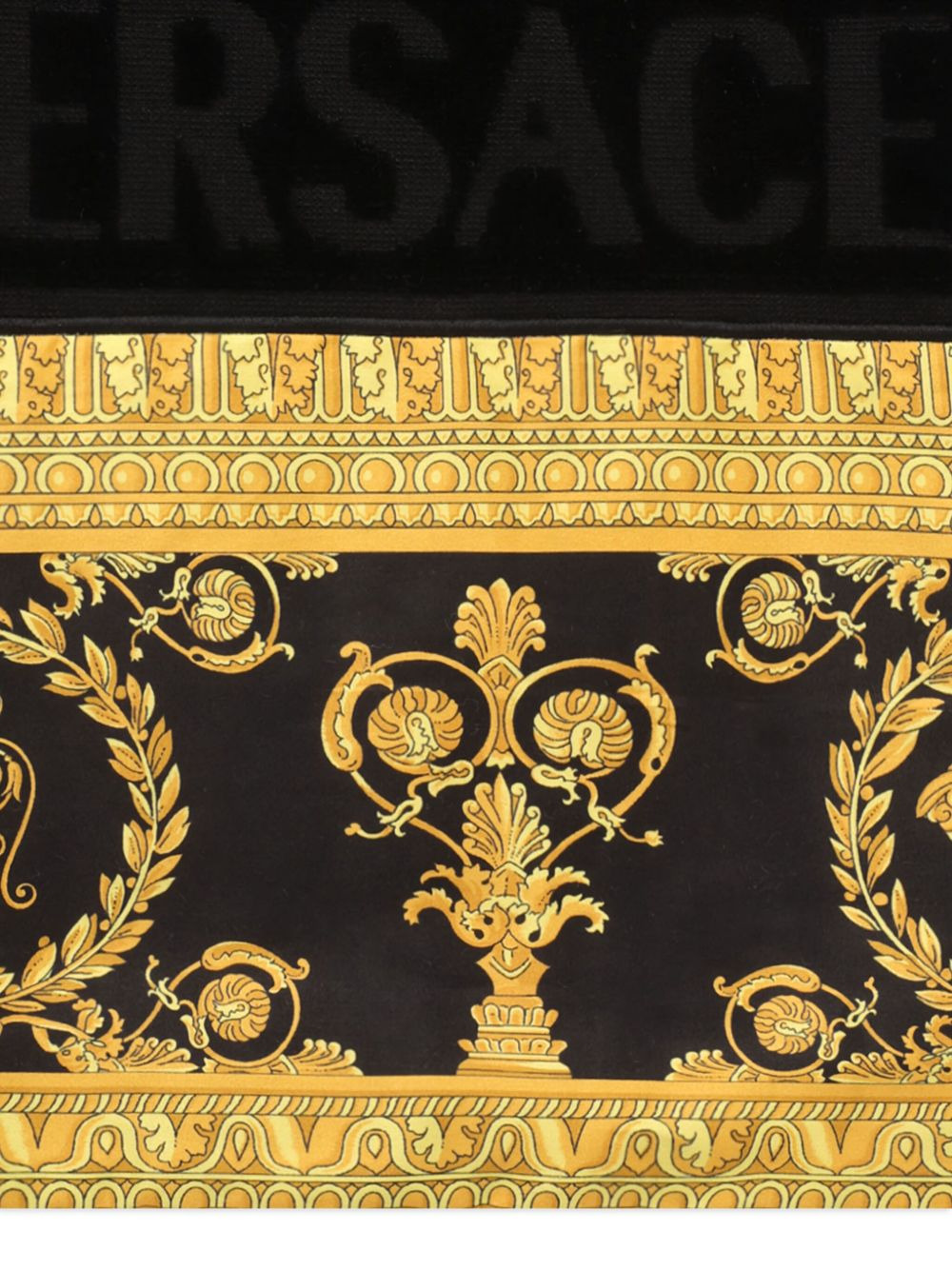 Barocco-print towel - 4