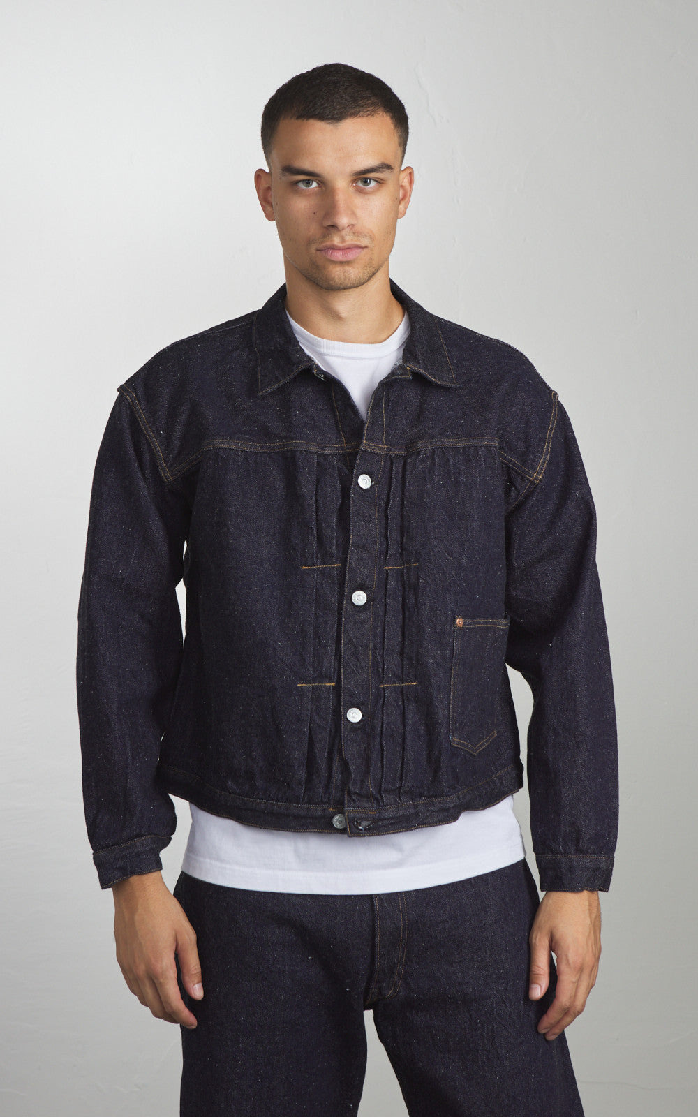 KAPTAIN SUNSHINE Denim Tracker 1P Jacket Indigo | REVERSIBLE