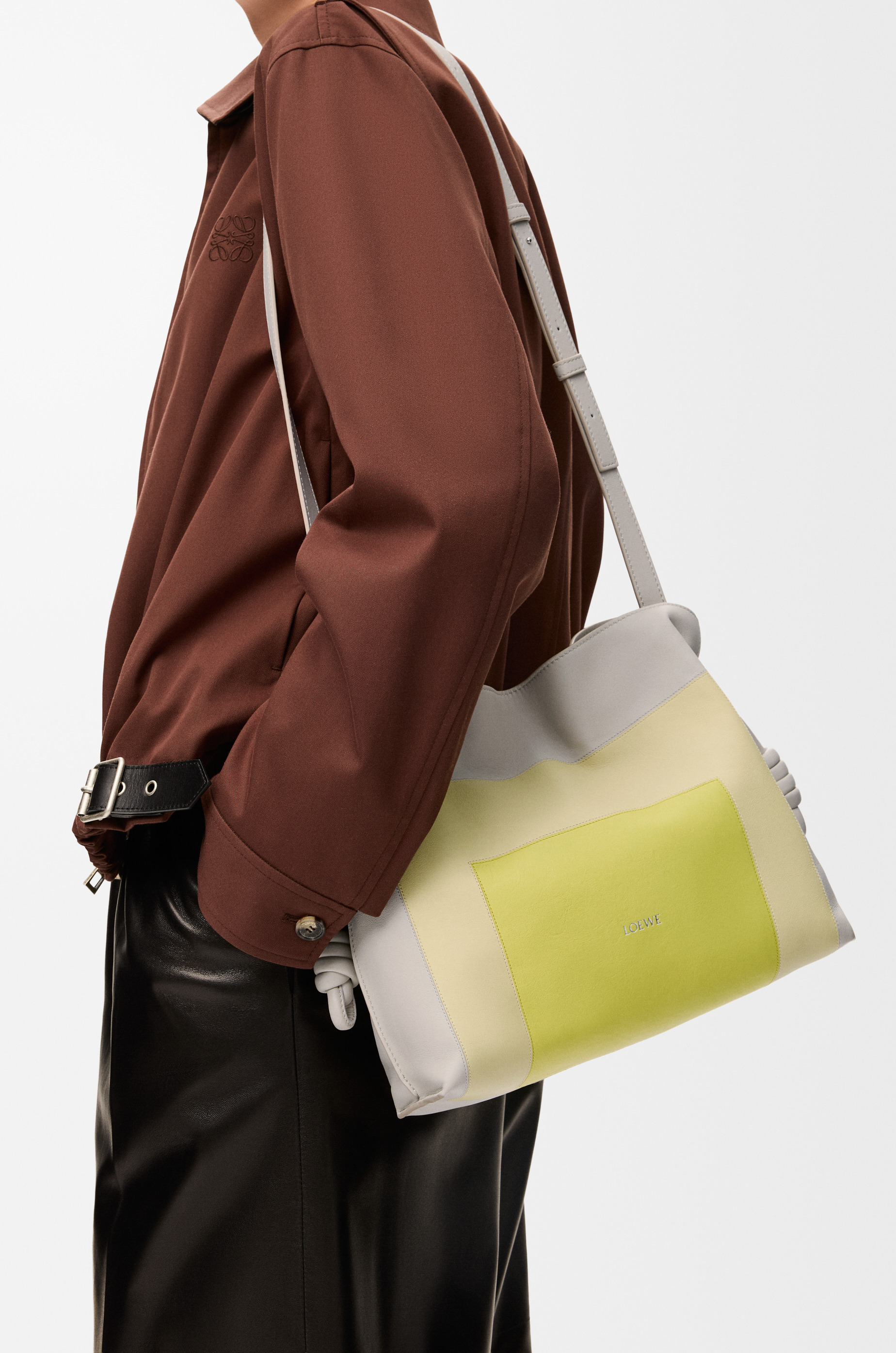 Medium Flamenco clutch in nappa calfskin - 3